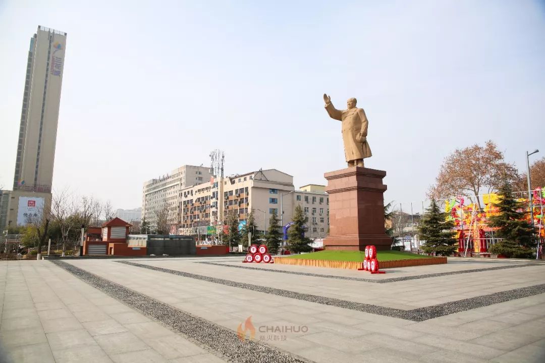 人民广场一个格外冷清的春节1为晋城加油!