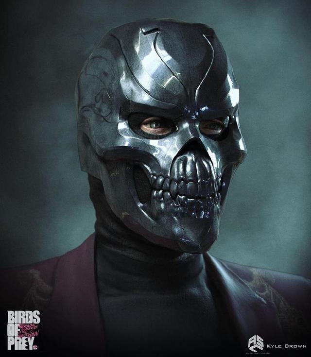 神操作dc猛禽小队上映后改片名反派黑面具造型概念图曝光狰狞恐怖