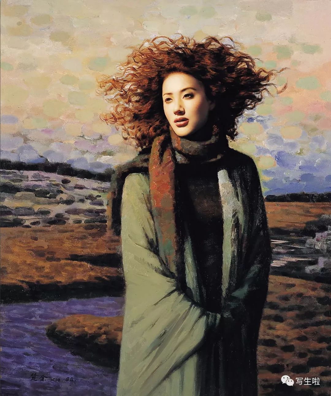 写生啦时光成就经典油画家谢楚余附精彩局部