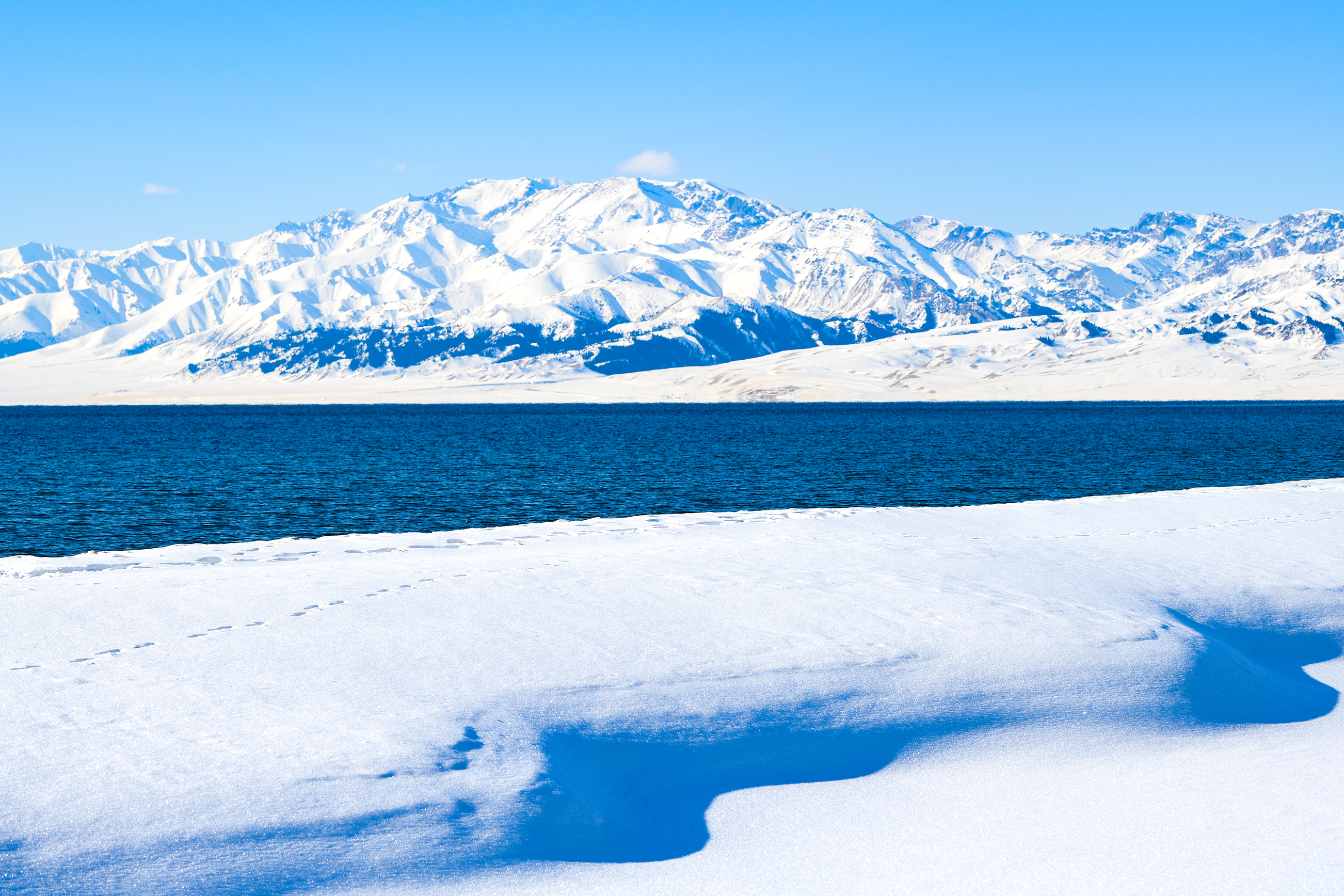 冬天达里湖图片