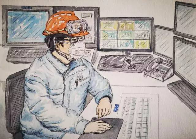 致敬一线石油人!8张水彩画,为你加油!