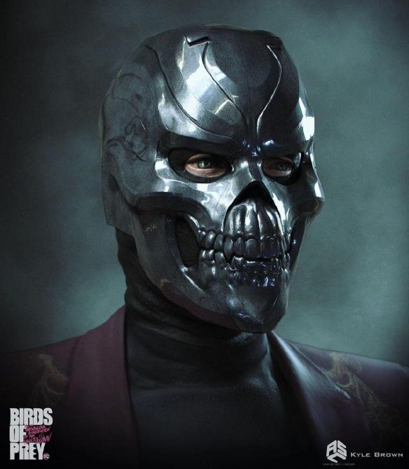 这次曝光的概念图是片中的反派"黑面具",设计的概念图造型和电影中的