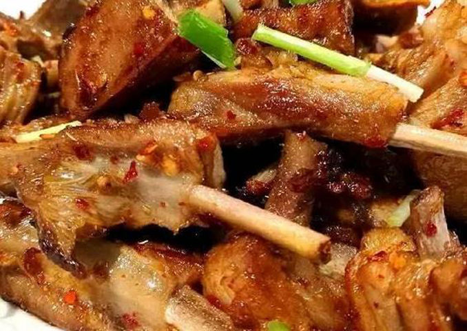 干煸孜然小羊排