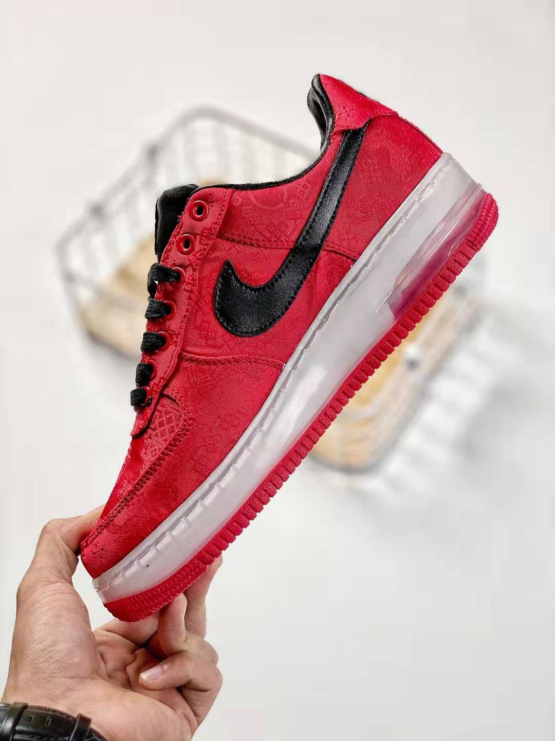 clot × nike air force 1红丝绸实拍!