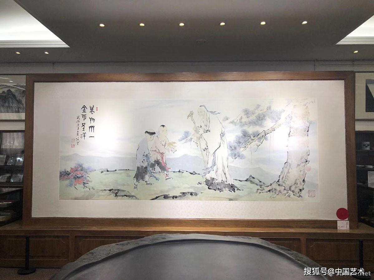 三绝诗书画荣宝斋庚子年范曾新春展开幕现场人气爆棚