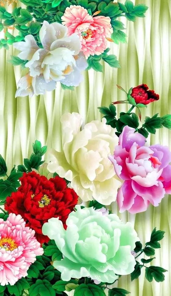 正月十八百花迎春满地花万事如意喜万家