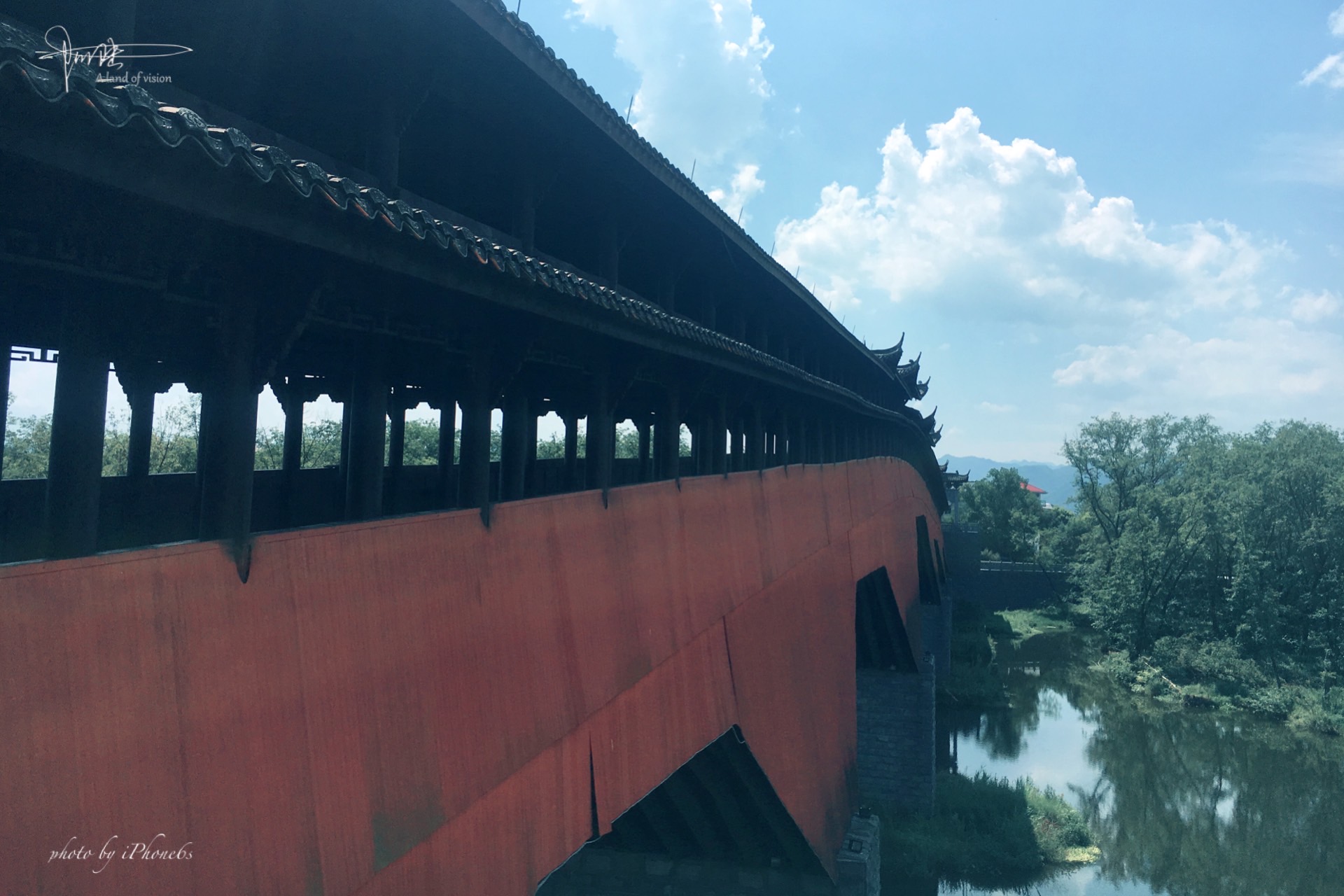 用20张手机照片,全方位展示莲都九龙廊桥的精致