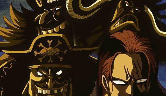 原创《海贼王》四皇历代形象演变,初代的形象最low,看起来像杂兵