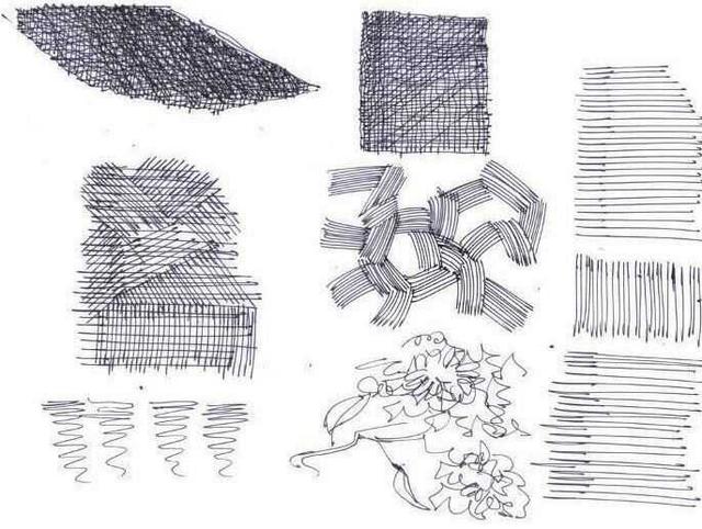 景观场景中线的综合运用这是一张以抖线为主,直线和曲线为辅的小场景