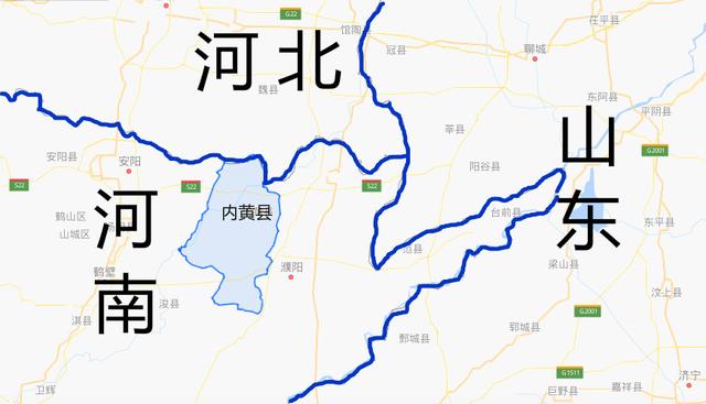 河北河南接壤地图图片