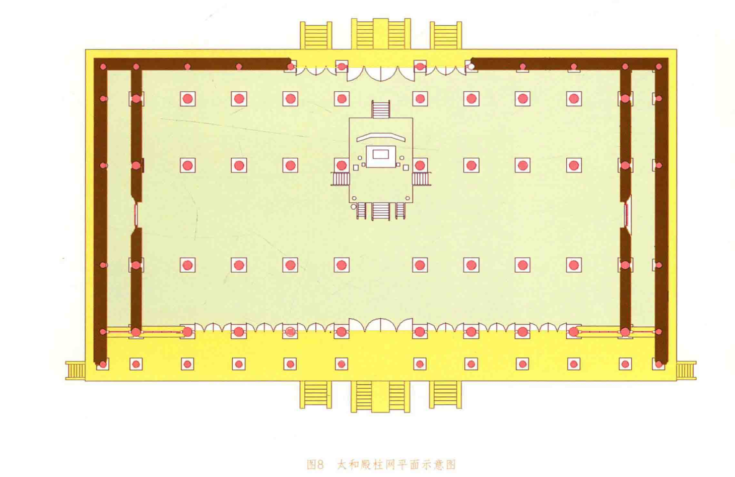 太和殿平面图立面图图片