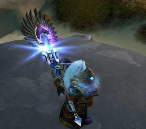 犹如大天使的象征大元帅的手杖魔兽世界怀旧服最帅法杖