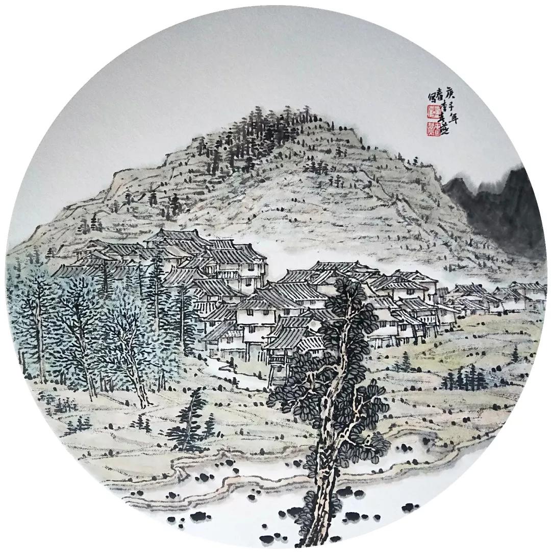 陆俊作品使命(油画)火神山之夜(油画)决战火神山(油画)雷彬作品曙光