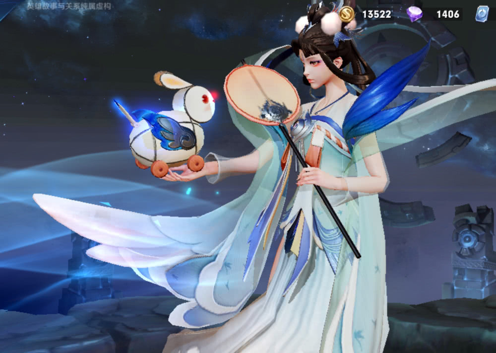 王者荣耀嫦娥如梦令3d视角成断腿看到局内嫦娥的脸后羿跟玩家都哭了