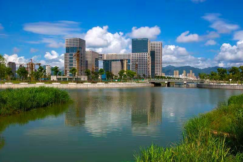 当我们把视野拉回到乐清的滨海新区,由胜利塘河,跃进河,胜利河3条河道