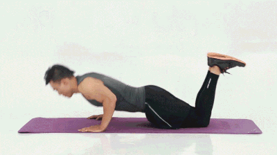 4.v字两头起 10-20次▼5.仰卧举腿 20-30次▼6.平板支撑 1分钟▼7.