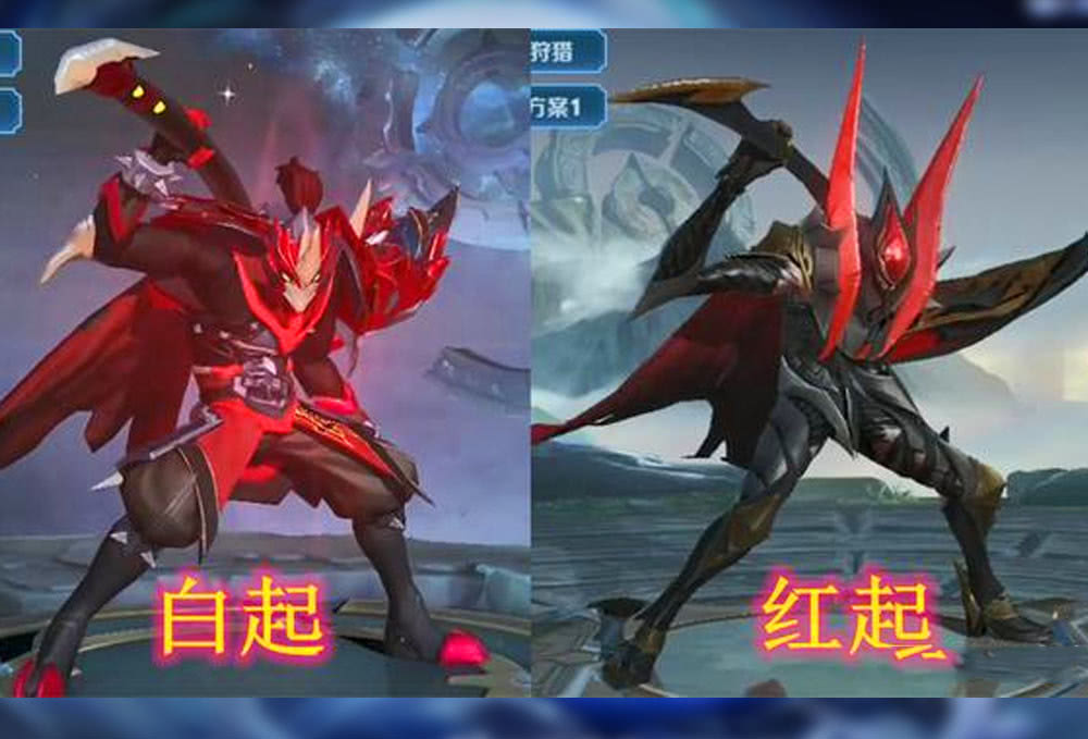 王者荣耀白起重做一览模型整体调整为红色全新技能特效真霸气