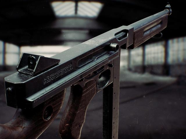 mp5k冲锋枪 汤姆逊图片