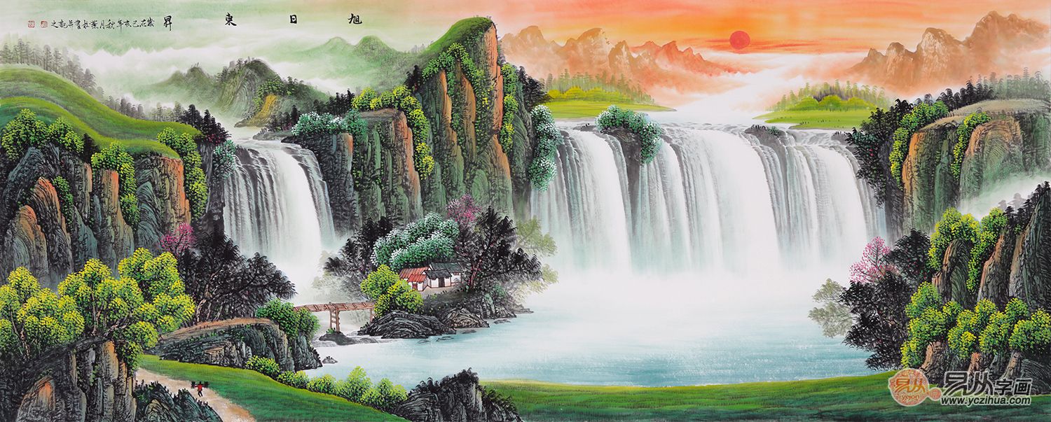 客厅适合挂的画,名家手绘当然更有意韵