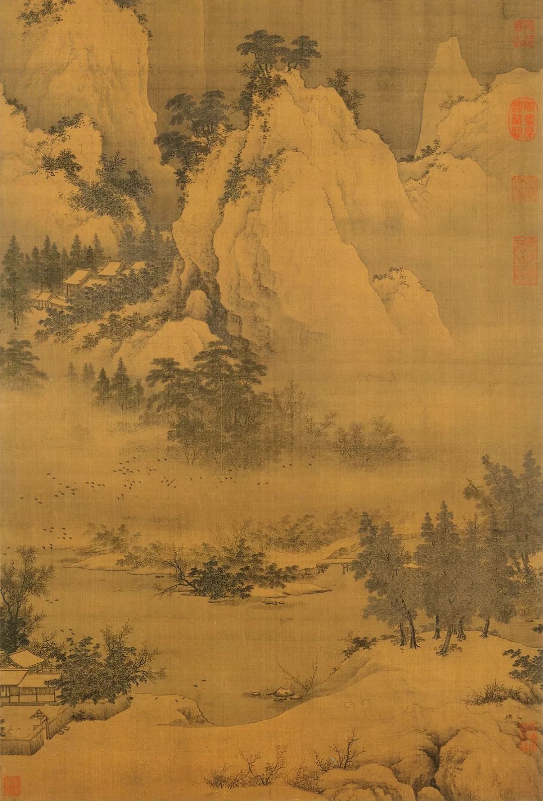 宋画里的冬雪,安静而唯美_雪景