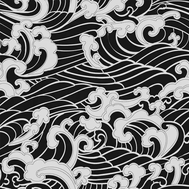 日本海浪图叫什么纹图片