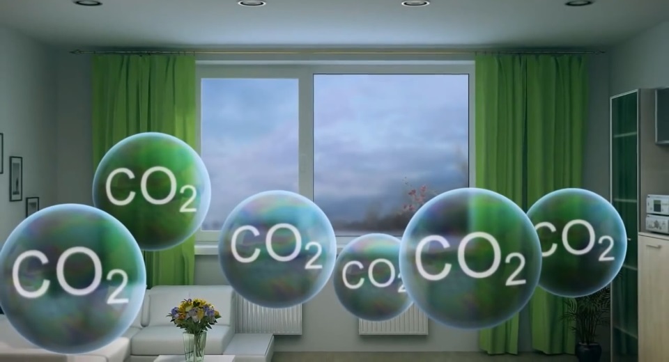 但是现代建筑通风不畅是普遍存在的问题,这就导致co2浓度超出健康范围