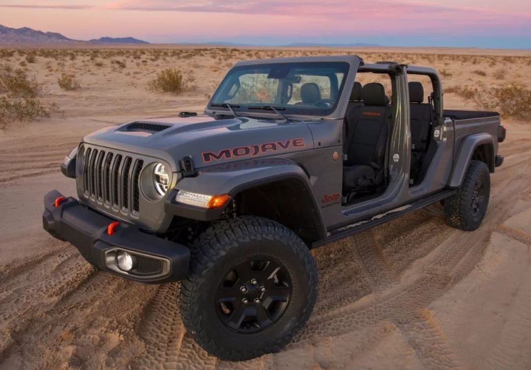 jeep角斗士皮卡再升级,mojave版亮相芝加哥车展,专为玩沙而来!
