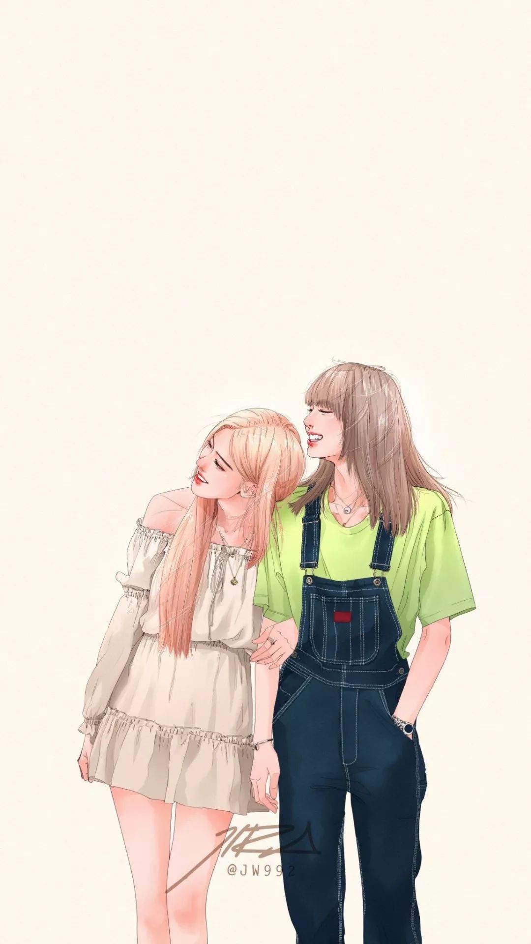 ins美图丨blackpink时尚插画