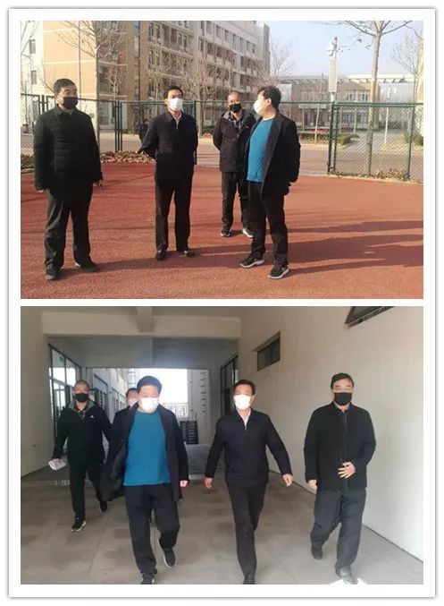韩效启局长一行先后前往学校教学楼,宿舍楼,图书馆