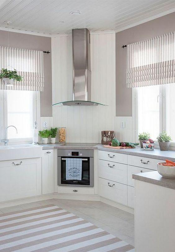 灶台搬到拐角,邻居家的厨房装修,一看就比别人家技高一筹!_转角