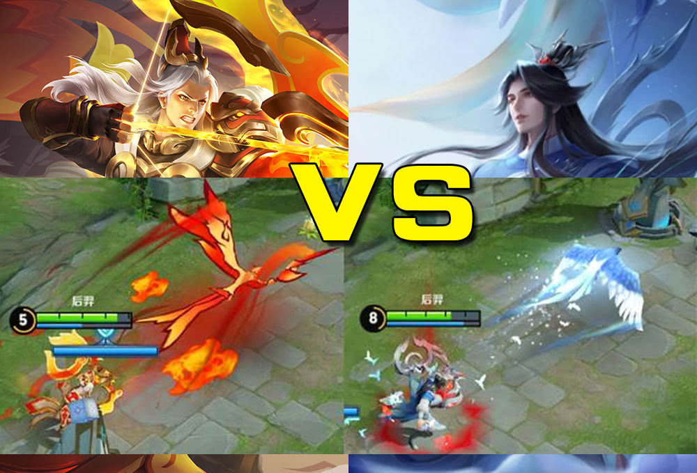 如梦令皮肤已经准备上线了,今天给大家做个后羿的限定皮肤对比,现在