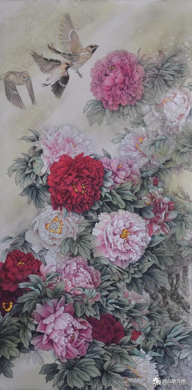 李喆工笔国画作品分享