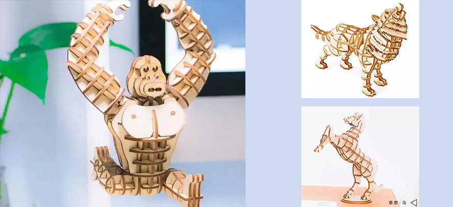 让你在家安安静静做个健康小胖激光切割3d立体拼图拼成后还能带来不小