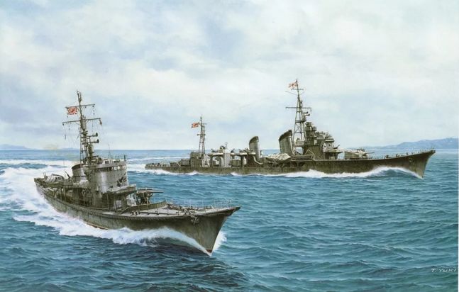 海军的新型驱逐舰,它在速度上远远地超过了日本的主力阳炎级驱逐舰