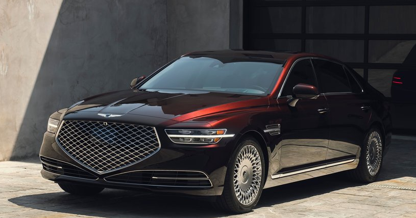 现代豪华品牌火力全开50lv8百万售价g90对标宝马7系