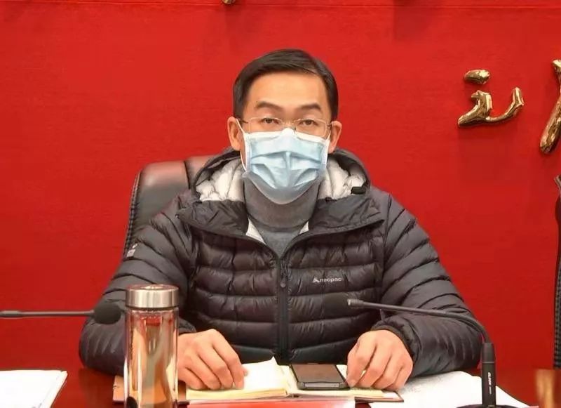 县领导肖力,程谦武,柏遵国参加会议.