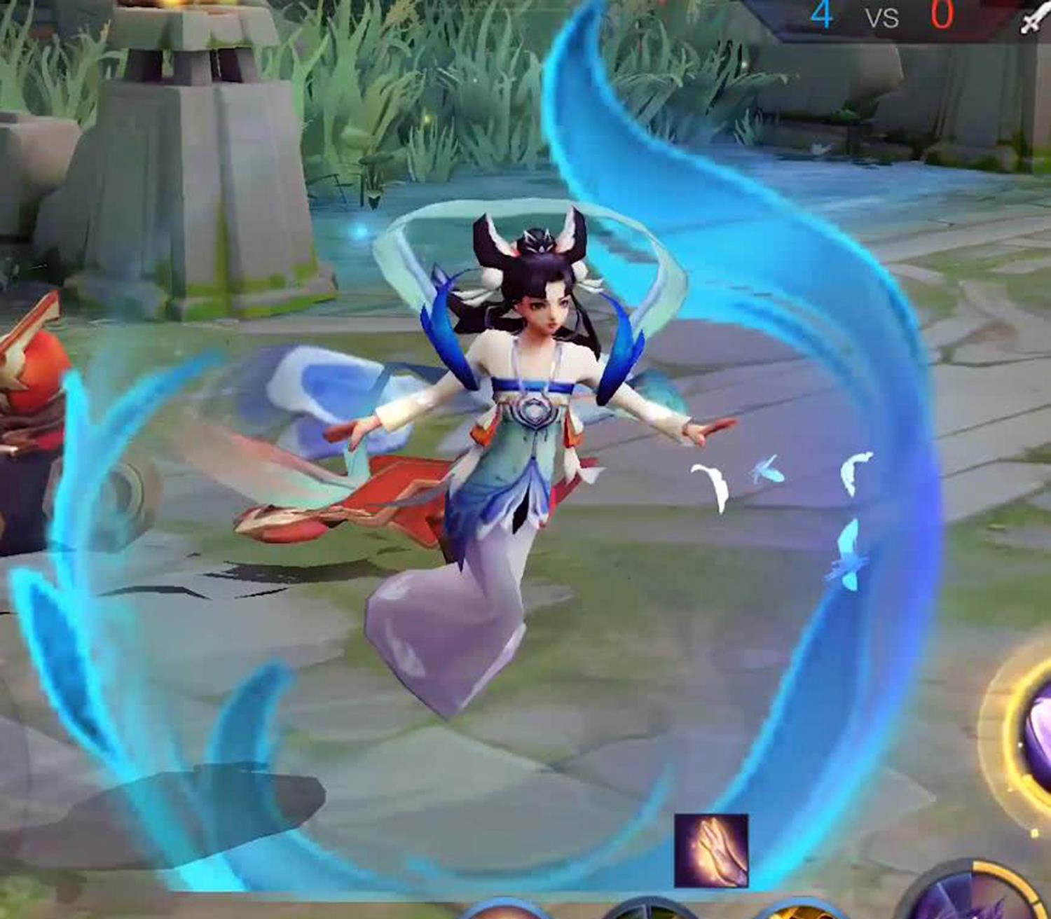 王者荣耀:嫦娥如梦令3d视角断腿?看到嫦娥的脸,后羿玩家都哭了_皮肤