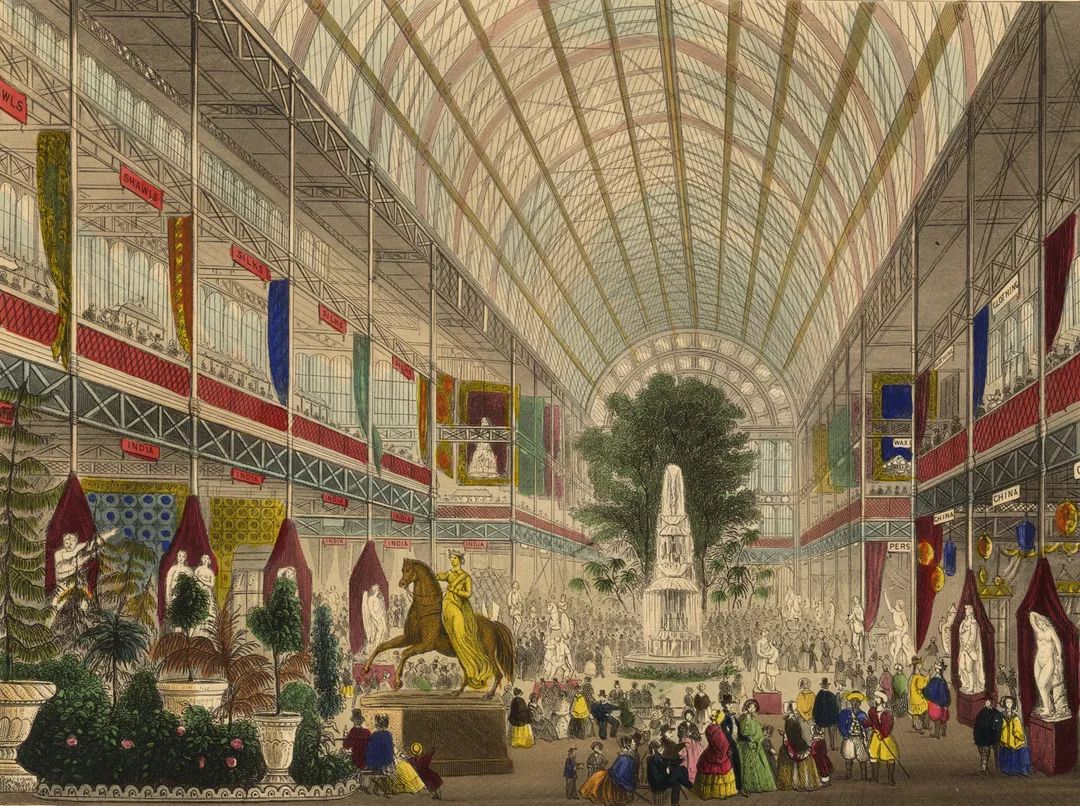 伦敦水晶宫,1851年现代世界的展览历史滥觞于19世纪,尤以1851年的伦敦