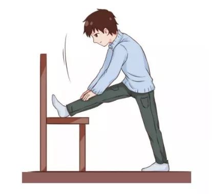 绕踝腕关节(4×8拍)5.侧压腿 (4