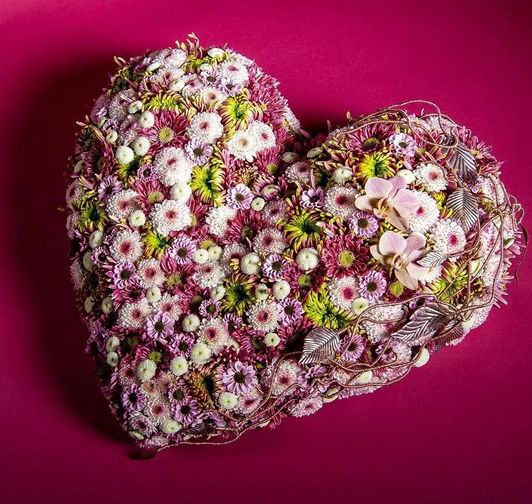 情人节这个心形花太甜甜甜甜了