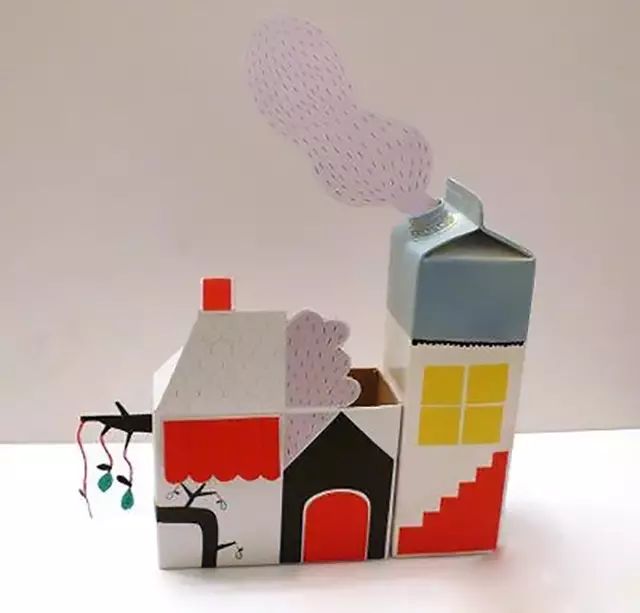 我们先来欣赏一下牛奶盒的手工作品变废为宝的各种牛奶盒创意小制作