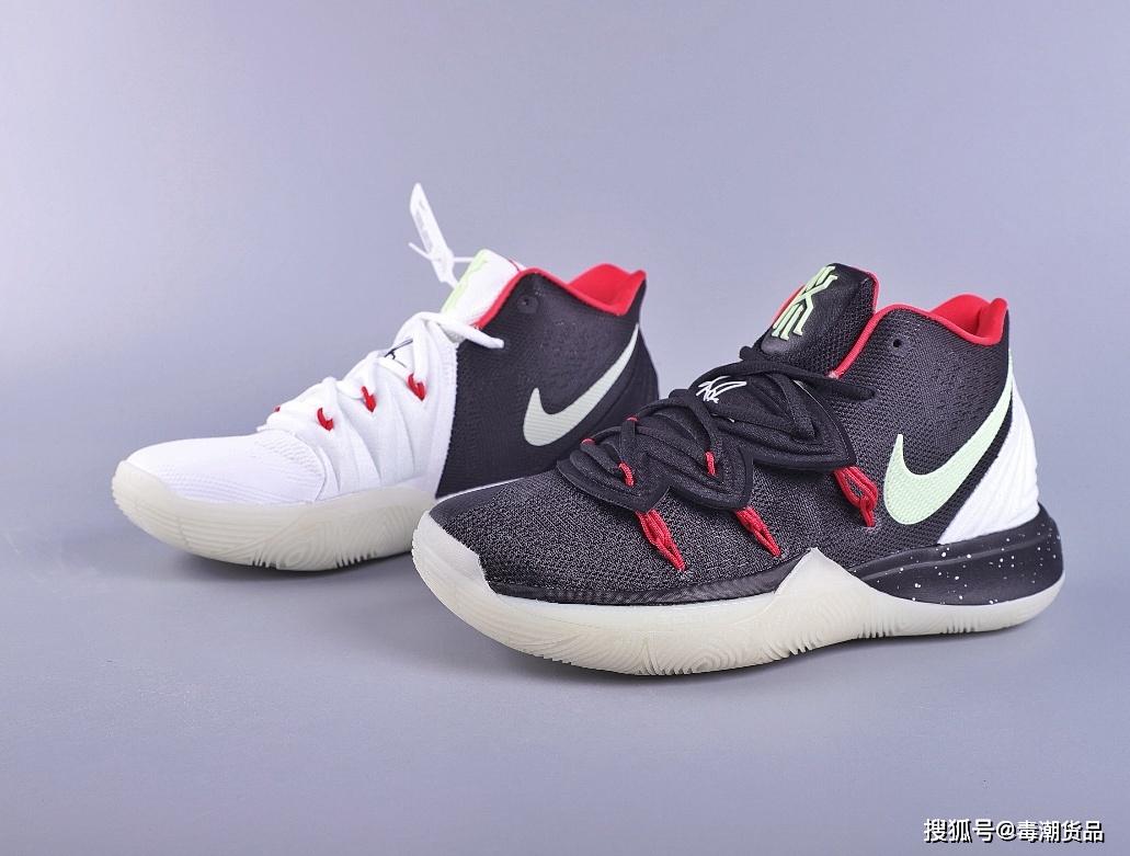 鸳鸯太极夜间反光欧5kyrie5欧文5太极夜光海外客制版本