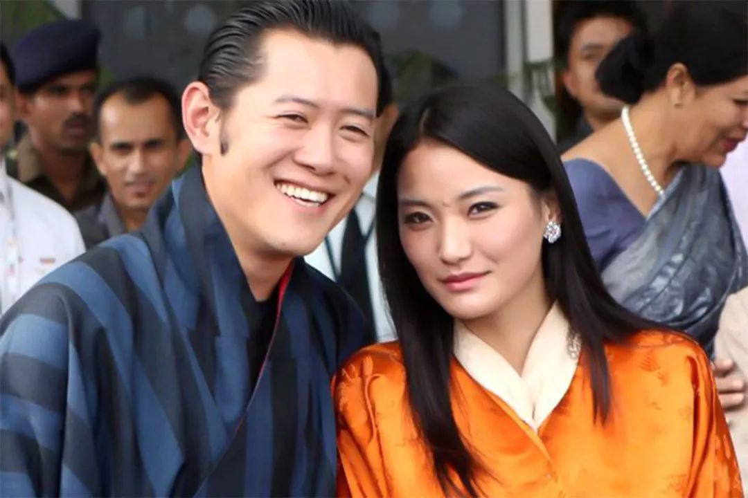 不丹国王与王妃图片图片