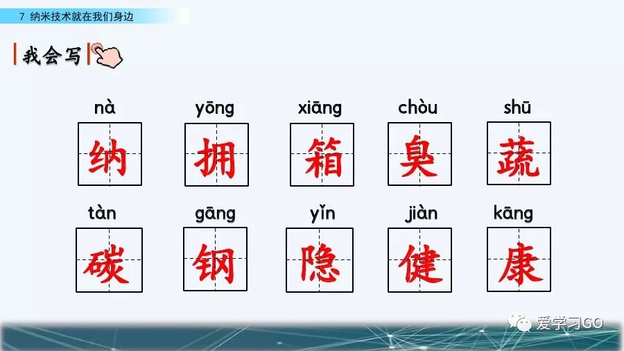 部编版四年级下册第7课纳米技术就在我们身边图文讲解知识点梳理