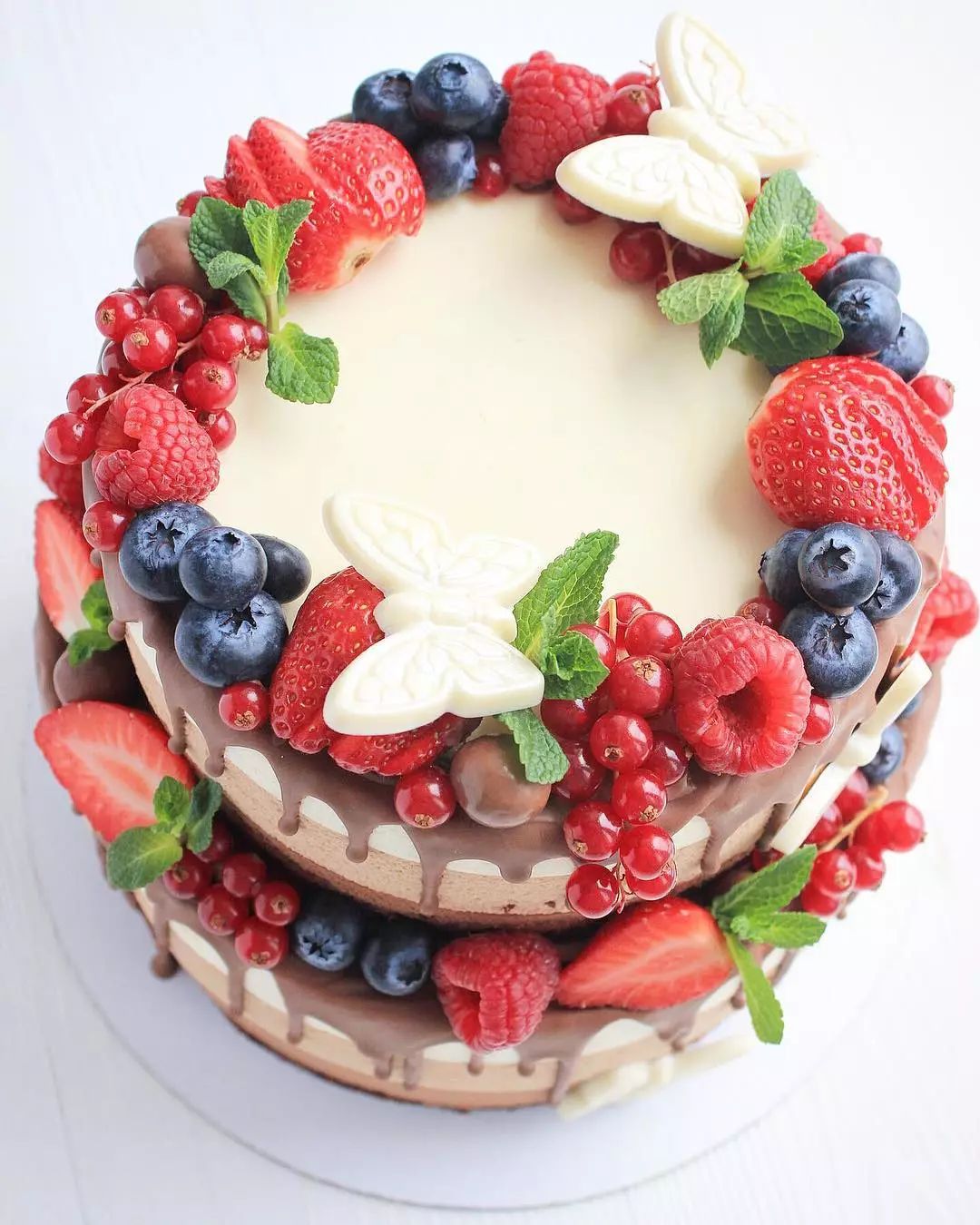 50款火爆情人节的水果奶油蛋糕原来这样做造型她们私房才好卖