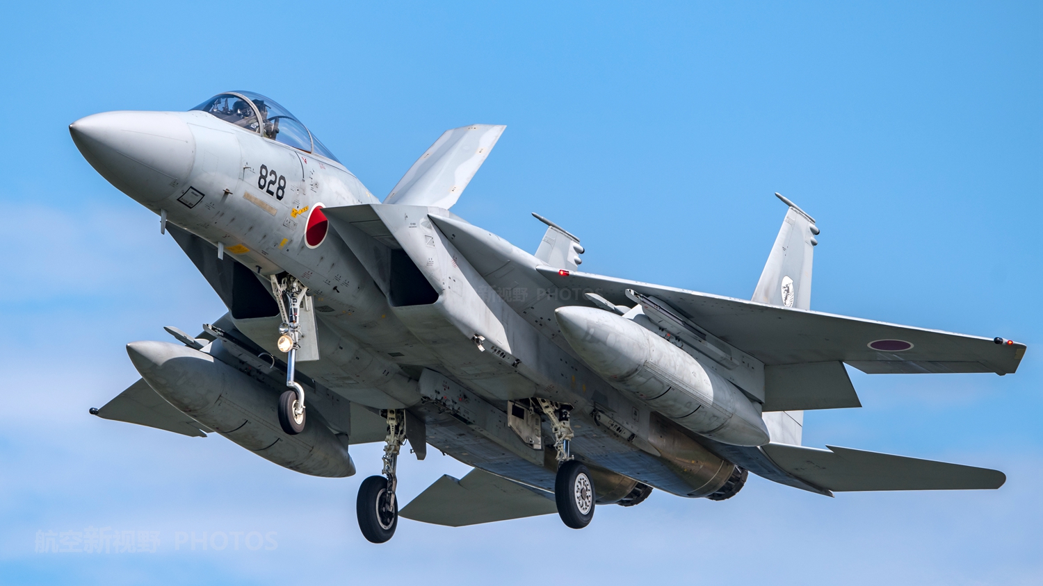 三菱重工f-15j高清组图,航空自卫队的老旧机型,经典三代机_战斗机