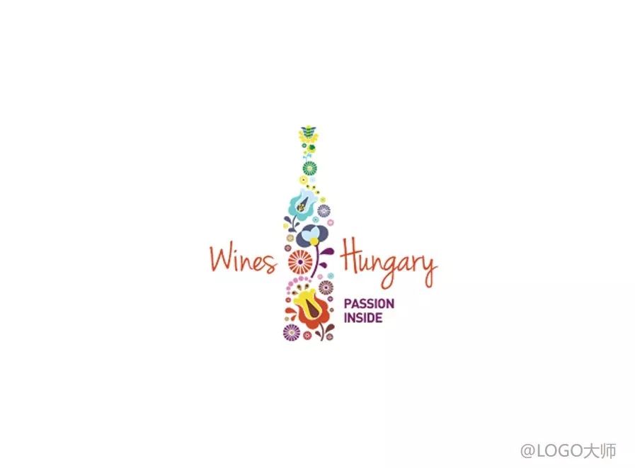 酒瓶元素主题logo设计合集鉴赏