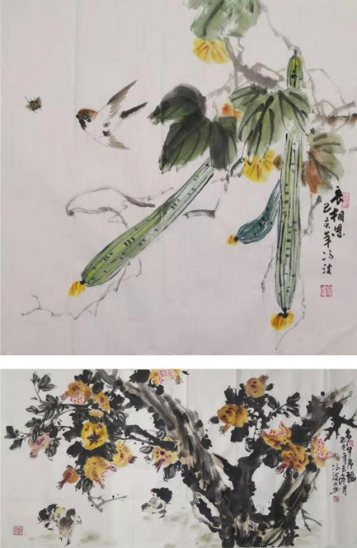 年出生,现居山东临沂,山东威海海峡两岸文化交流会台湾会馆特邀画家