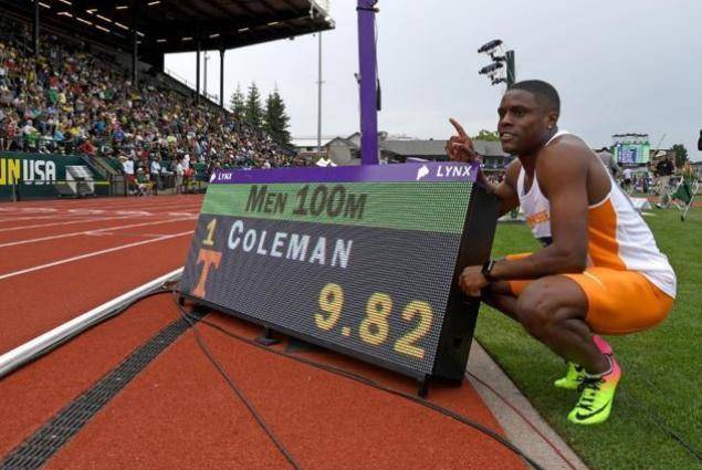 破世界纪录当今第一飞人科尔曼归来经纪人可能会有大事发生