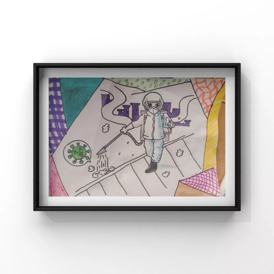 每日一画爱心捐赠献爱心众志成城抗击疫情九鼎美术在行动